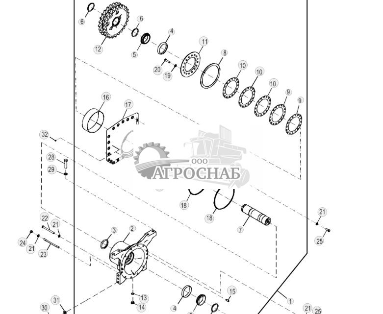 Главная передача и спаренный шарнир ( - 676587) - ST862663 12.jpg